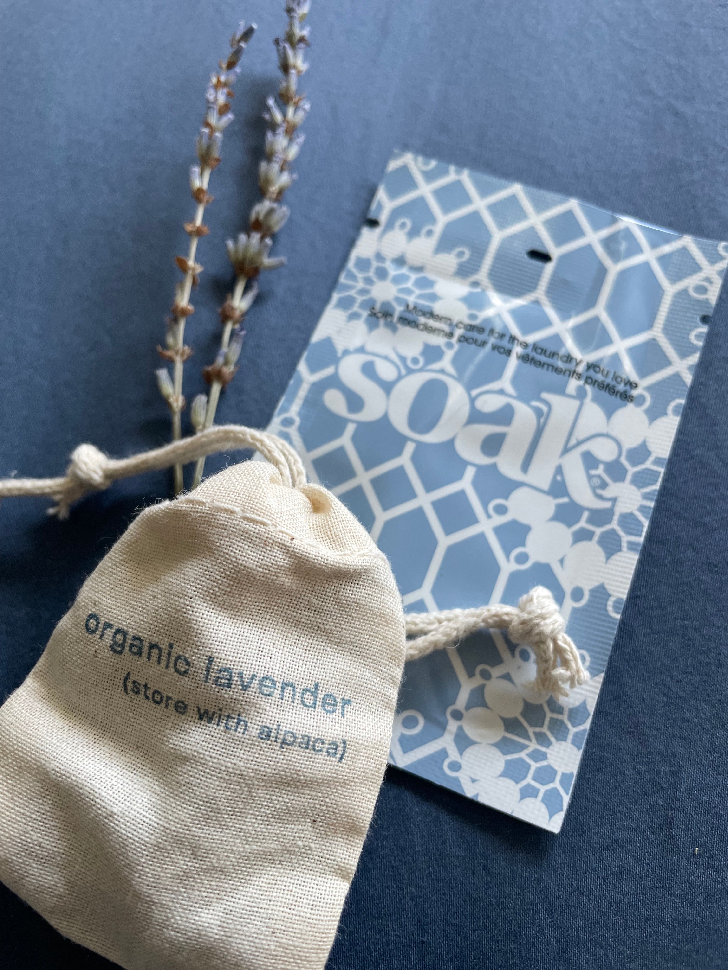 Lavender Satchel + SOAK Wash